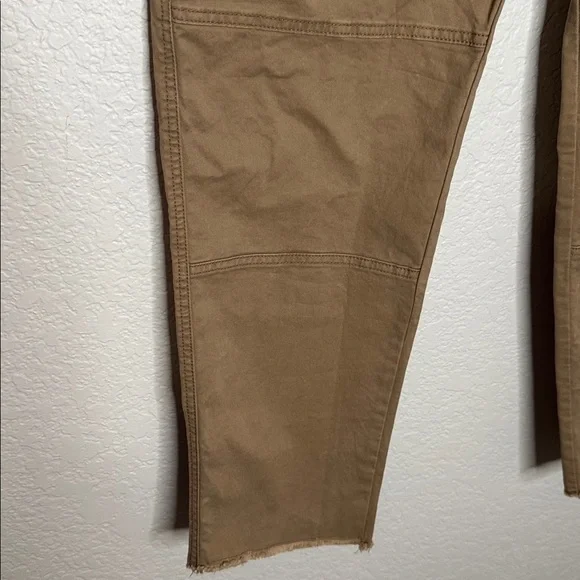 NWOT Banana Republic Slim Mid-Rise Ankle Chino Size 12 Khaki Tan - Picture 3 of 6